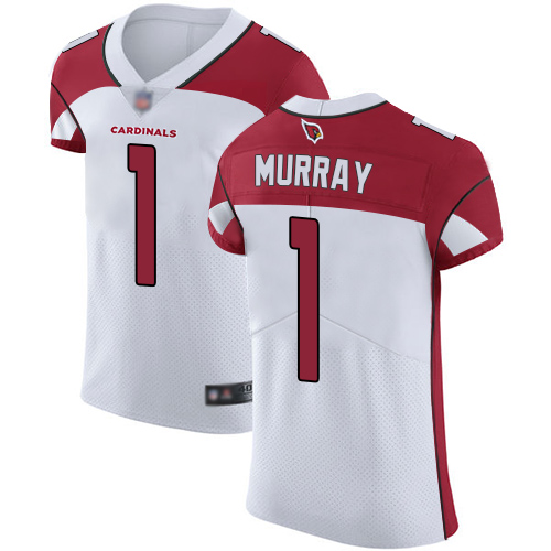 Cardinals #1 Kyler Murray White Men's Stitched Football Vapor Untouchable Elite Jersey