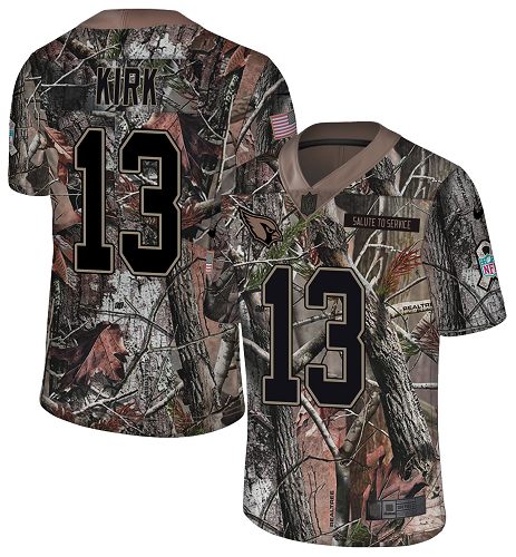 Nike Cardinals #13 Christian Kirk Camo Men's Stitched NFL Limited Rush Realtree Jersey