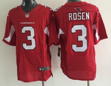 Nike Cardinals #3 Josh Rosen Red Team Color Stitched NFL Elite Jersey