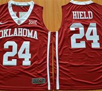 Oklahoma Sooners #24 Buddy Hield Red Basketball New XII Stitched NCAA Jersey