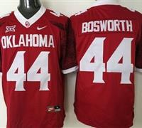 Oklahoma Sooners #44 Brian Bosworth Red New XII Stitched NCAA Jersey