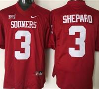 Oklahoma Sooners #3 Sterling Shepard Red XII Stitched NCAA Jersey