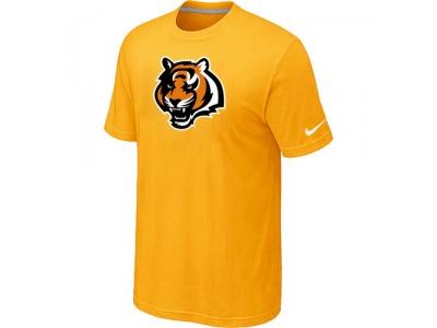 Cincinnati Bengals Tean Logo T-Shirt Yellow