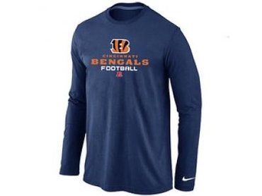 NEW Cincinnati Bengals Critical Victory Long Sleeve T-Shirt D.Blue