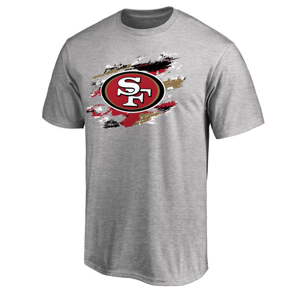 Men's San Francisco 49ers NFL Pro Line True Color T-Shirt Heathered Gray