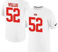 NEW San Francisco 49ers #52 Patrick Willis Pride Name & Number NFL T-Shirt White