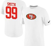 NEW San Francisco 49ers #99 Aldon Smith Name & Number NFL T-Shirt White