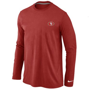 San Francisco 49ers Long Sleeve T-Shirt RED