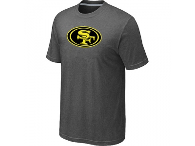 San Francisco 49ers Neon Logo Charcoal D.Grey T-shirt