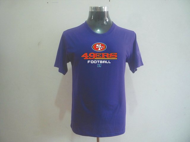 NEW NFL San Francisco 49ers Big & Tall Critical Victory T-Shirt Purple