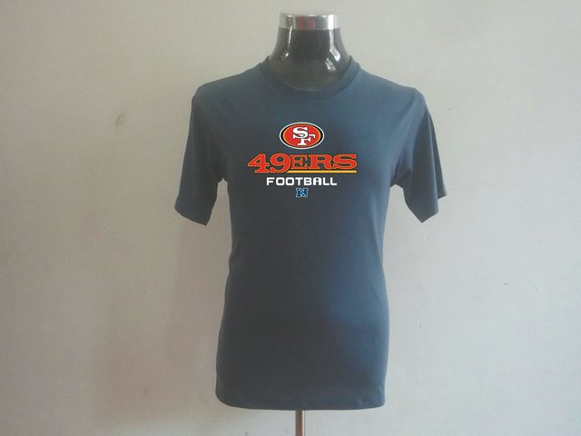 NEW NFL San Francisco 49ers Big & Tall Critical Victory T-Shirt Grey