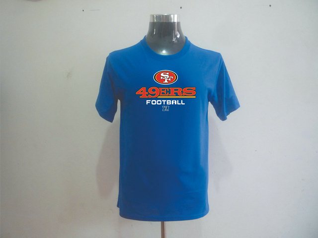 NEW NFL San Francisco 49ers Big & Tall Critical Victory T-Shirt Blue