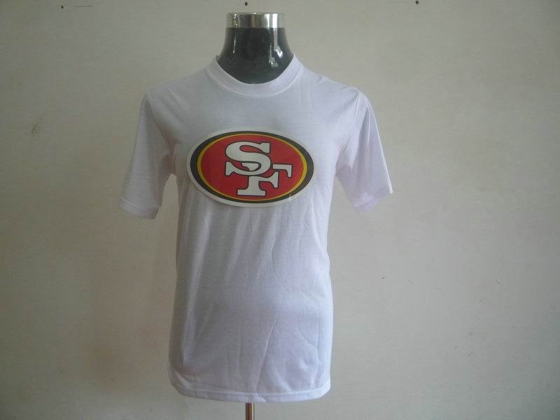 san francisco 49ers sideline legend authentic logo dri-fit t-shirt white