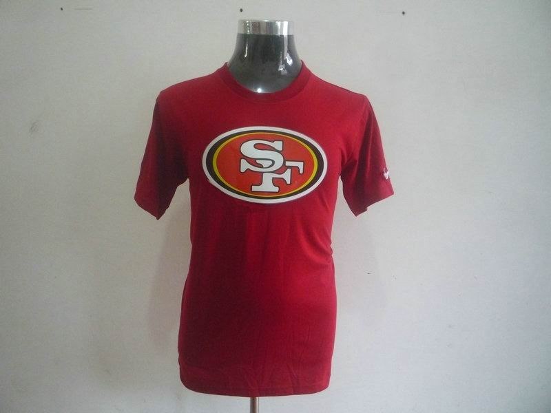 san francisco 49ers sideline legend authentic logo dri-fit t-shirt red