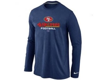 NEW San Francisco 49ers Critical Victory Long Sleeve T-Shirt D.Blue