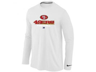 NEW San Francisco 49ers Critical Victory Long Sleeve T-Shirt White