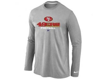 NEW San Francisco 49ers Critical Victory Long Sleeve T-Shirt Grey