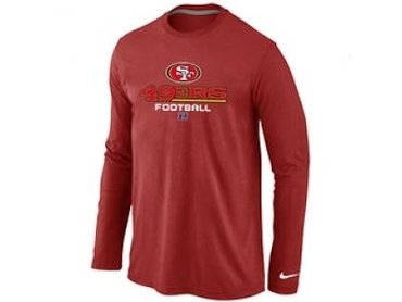 NEW San Francisco 49ers Critical Victory Long Sleeve T-Shirt RED