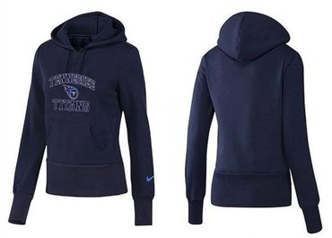 Women Tennessee Titans Logo Pullover Hoodie-- (16)