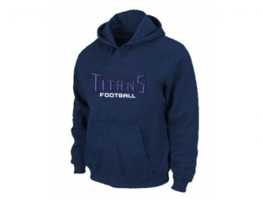 Tennessee Titans Authentic font Pullover Hoodie D.Blue