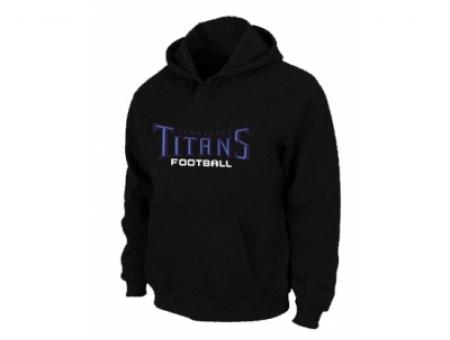 Tennessee Titans Authentic font Pullover Hoodie Black