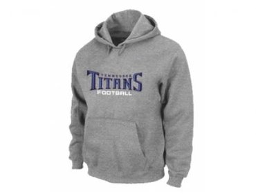 Tennessee Titans Authentic font Pullover Hoodie Grey