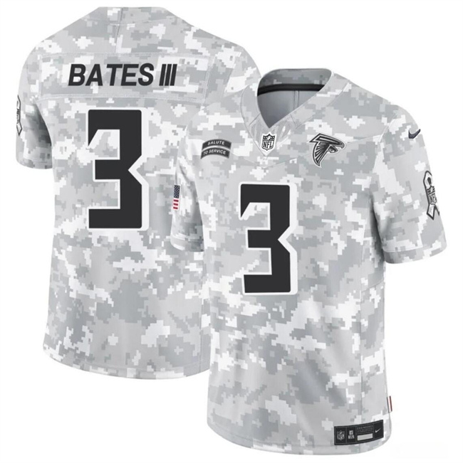 Men's Atlanta Falcons #3 Jessie Bates III 2024 F.U.S.E Arctic Camo Salute To Service Limited Stitched Football Jersey