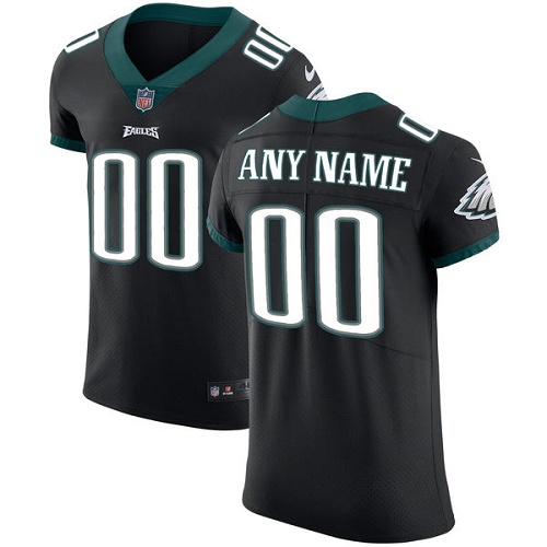 Nike NFL Philadelphia Eagles Vapor Untouchable Customized Elite Black Alternate Men's Jersey