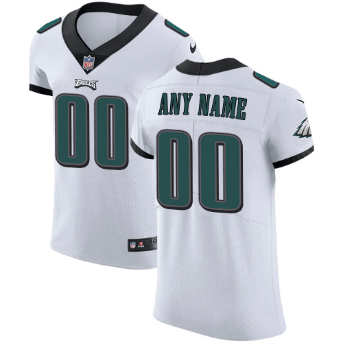 Nike NFL Philadelphia Eagles Vapor Untouchable Customized Elite White Road Men's Jersey