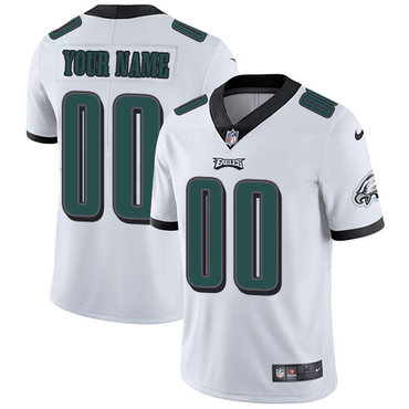 Nike NFL Philadelphia Eagles Vapor Untouchable Customized Limited White Road Youth Jersey