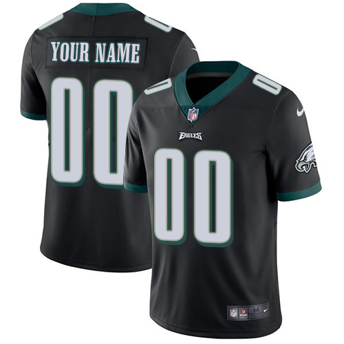 Nike NFL Philadelphia Eagles Vapor Untouchable Customized Limited Black Alternate Youth Jersey