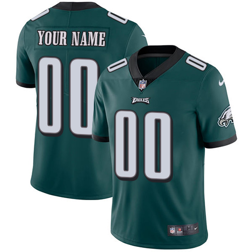 Nike NFL Philadelphia Eagles Vapor Untouchable Customized Limited Midnight Green Home Youth Jersey