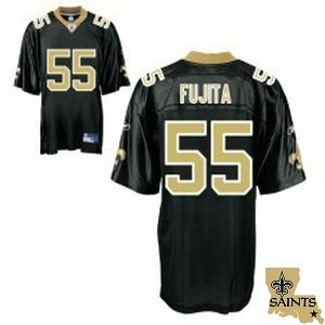 new orleans saints 55 scott fujita black team patch