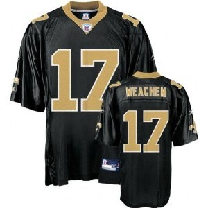 new orleans saints robert meachem #17 black jersey