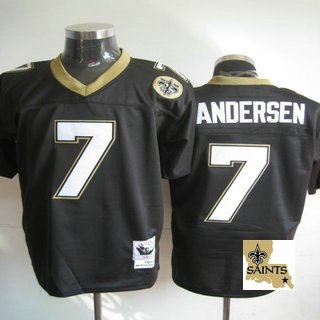 new orleans saints 7 andersen black jerseys 7