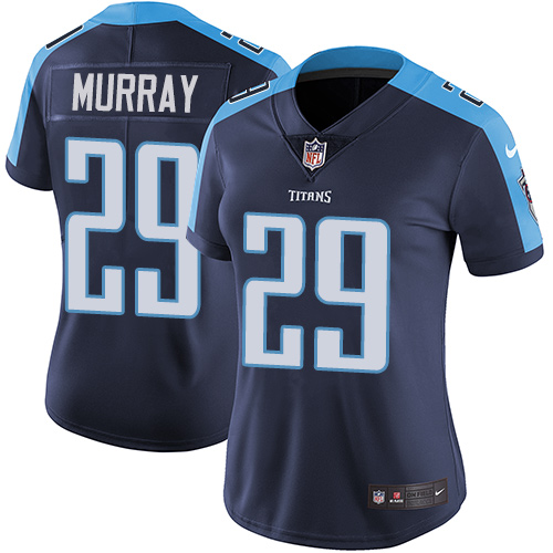 Nike Titans #29 DeMarco Murray Navy Blue Alternate Women's Stitched NFL Vapor Untouchable Limited Jersey