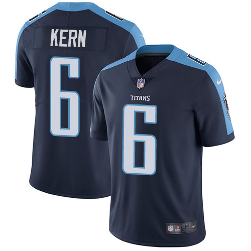 Nike Titans #6 Brett Kern Navy Blue Alternate Youth Stitched NFL Vapor Untouchable Limited Jersey