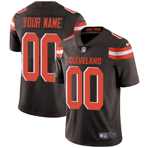 Nike Cleveland Browns Limited Brown Home Men's Jersey NFL Vapor Untouchable Customized jerseys