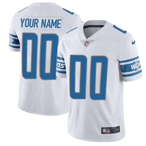 Nike Lions White Men's Customized Vapor Untouchable Player Limited Jersey