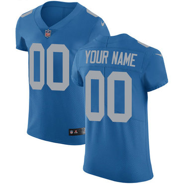 Nike Detroit Lions Elite Blue Alternate Men's Jersey NFL Vapor Untouchable Customized jerseys