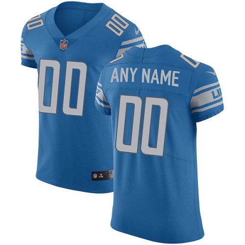 Nike Detroit Lions Elite Blue Home Men's Jersey NFL Vapor Untouchable Customized jerseys