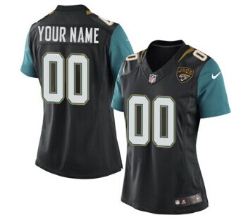 Women's Nike Jacksonville Jaguars Customized 2013 Black Limited Jersey