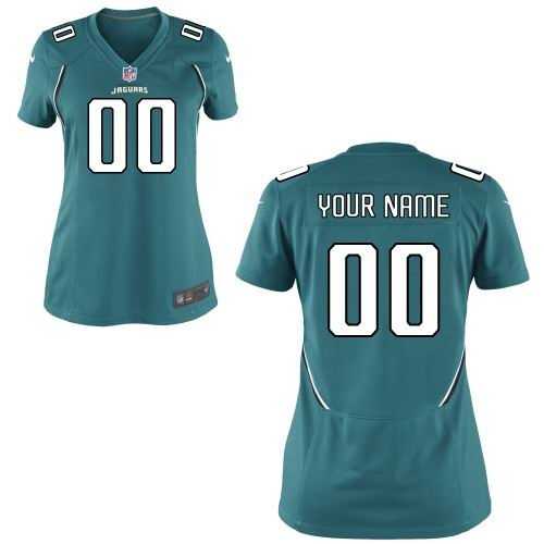 women's jacksonville jaguars customized game team green jerseys