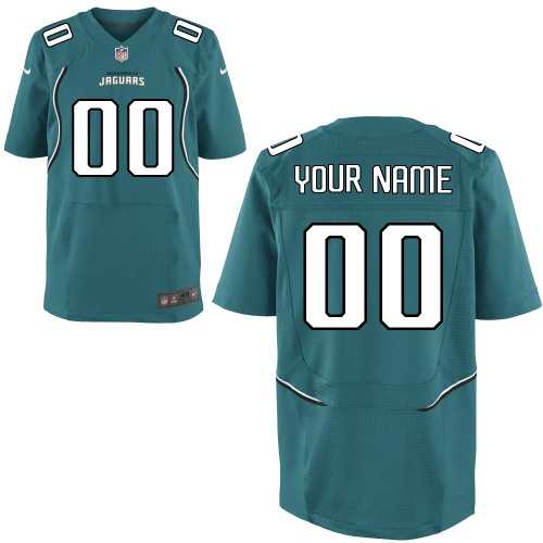 men's jacksonville jaguars customized elite team color jerseys