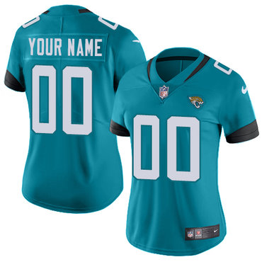 Nike Elite Teal Green Alternate Women's Jersey NFL Jacksonville Jaguars Vapor Untouchable Customized jerseys