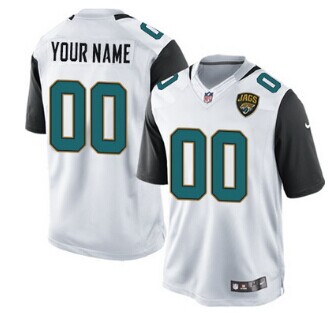 Nike Jacksonville Jaguars Customized 2013 White Limited Jersey