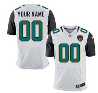 Nike Jacksonville Jaguars Customized 2013 White Elite Jersey