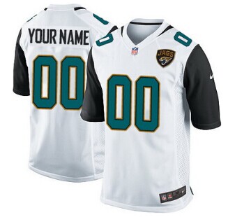 Nike Jacksonville Jaguars Customized 2013 White Game Jersey