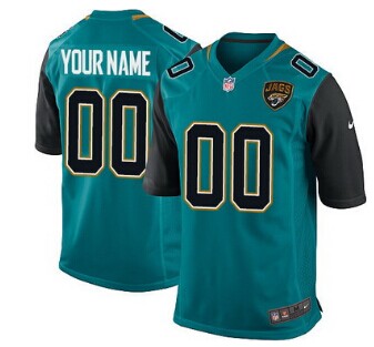 Nike Jacksonville Jaguars Customized 2013 Green Game Jersey