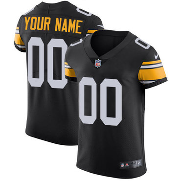 Nike NFL Pittsburgh Steelers Vapor Untouchable Customized Elite Black Alternate Men's Jersey